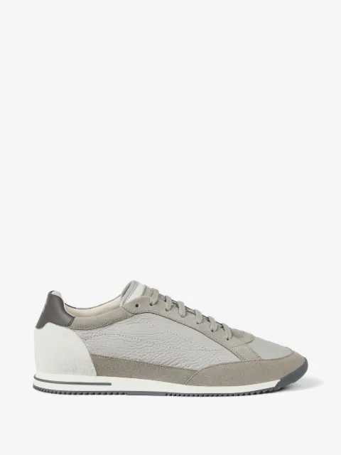 Brunello Cucinelli leather panelled sneakers