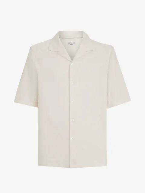 Brunello Cucinelli chevron jersey shirt