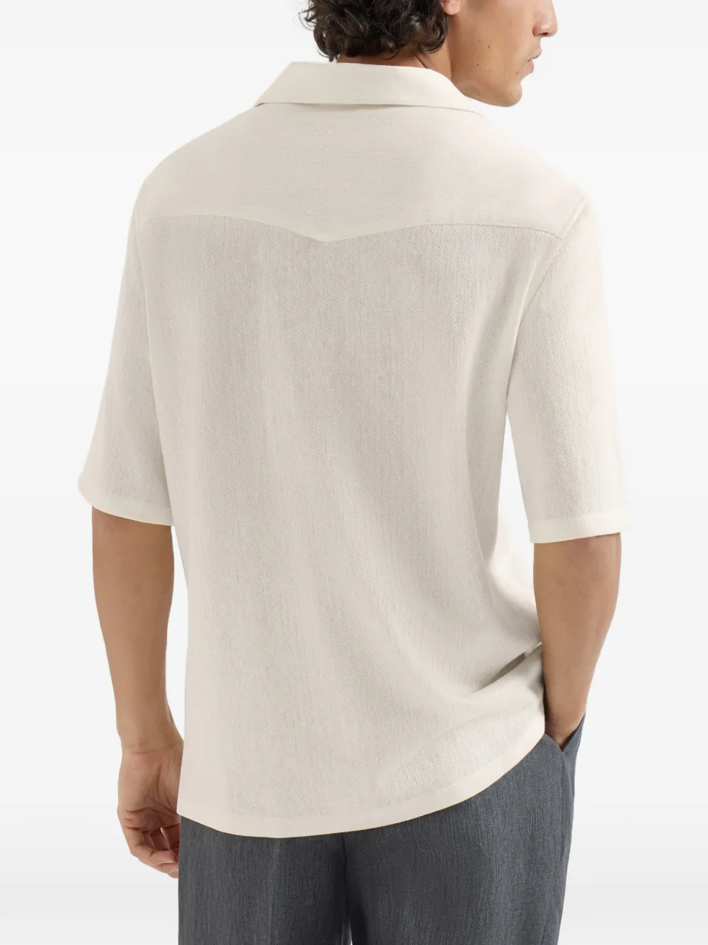 Brunello Cucinelli Jersey poloshirt Beige