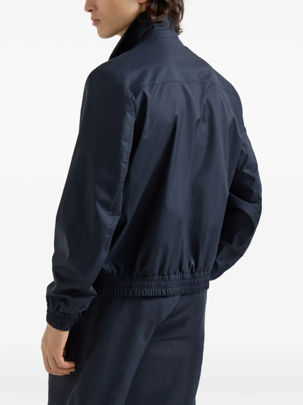 Brunello Cucinelli Jack met kraag Blauw
