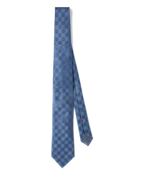 Brunello Cucinelli textured pattern silk tie