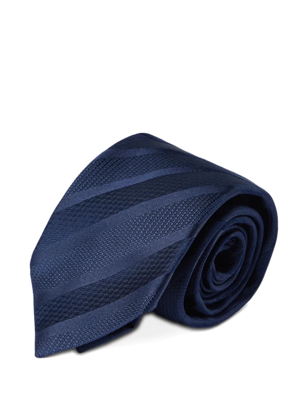 Brunello Cucinelli Gestreepte stropdas - Blauw