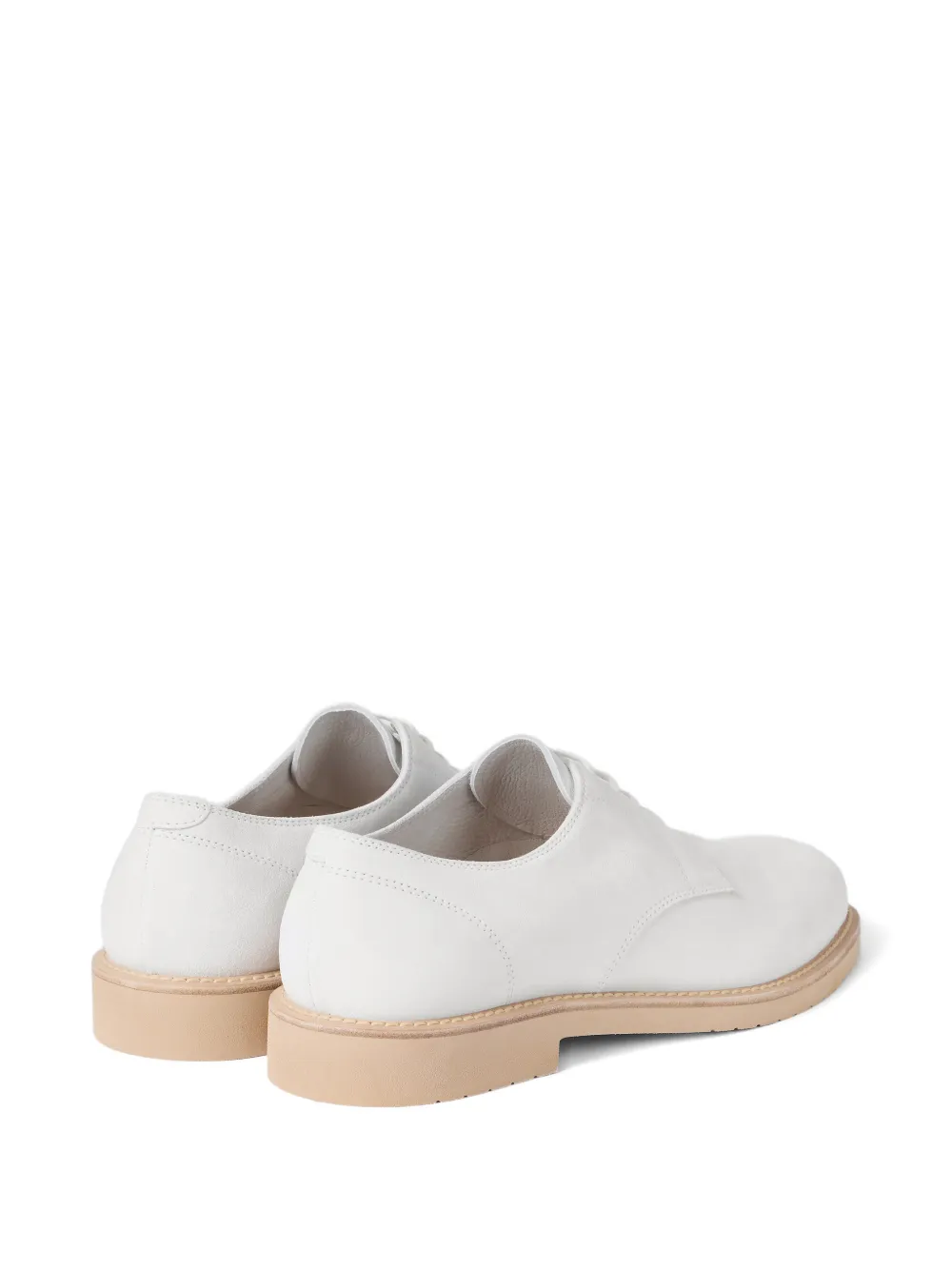 Brunello Cucinelli Derby veterschoenen Wit