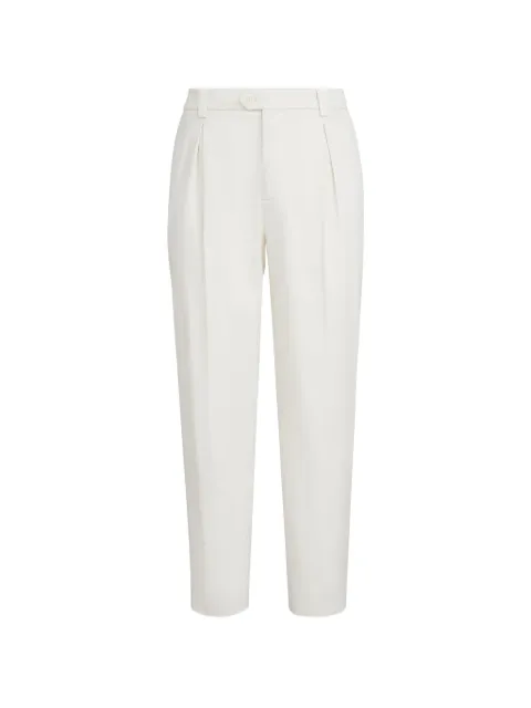 Brunello Cucinelli pressed-crease trousers