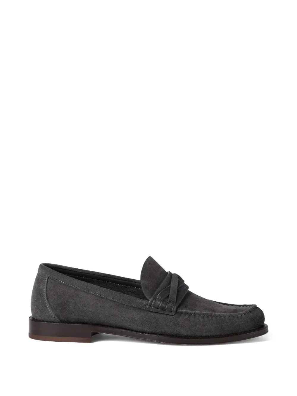 Brunello Cucinelli black loafers