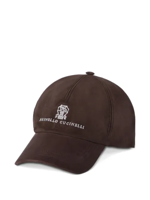 Brunello Cucinelli logo-embroidered baseball cap