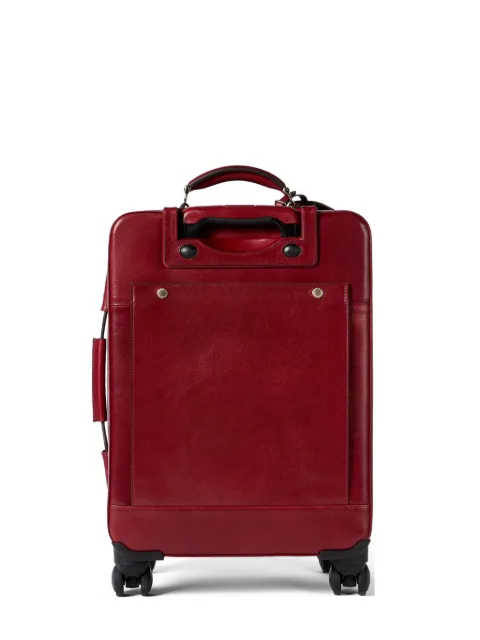 Brunello Cucinelli burnished leather suitcase