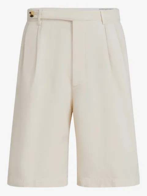 Brunello Cucinelli shorts con pinzas