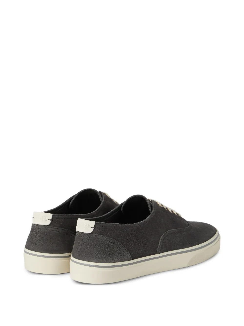 Brunello Cucinelli Omgekeerde sneakers van kalfsleer Grijs