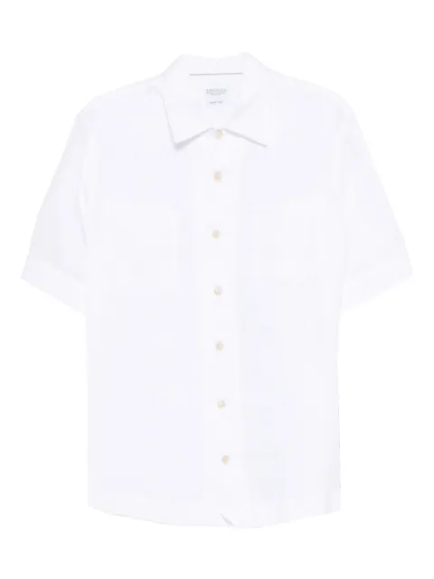 Brunello Cucinelli chest-pocket short-sleeve shirt