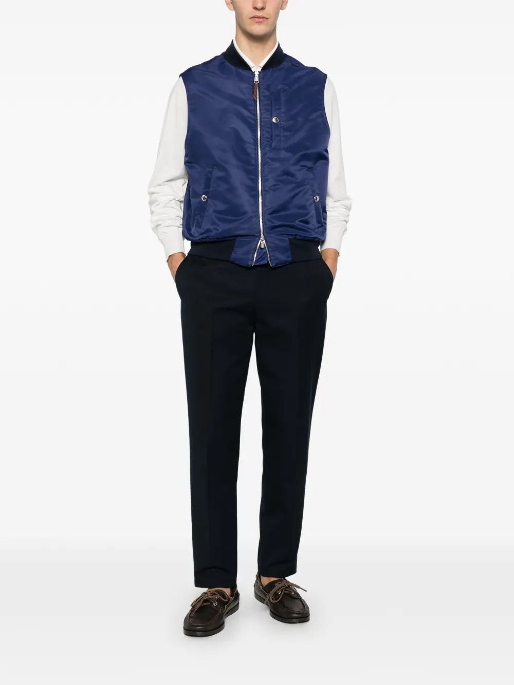 Brunello Cucinelli chaleco capitonado con cierre | Chalecos | Image 2