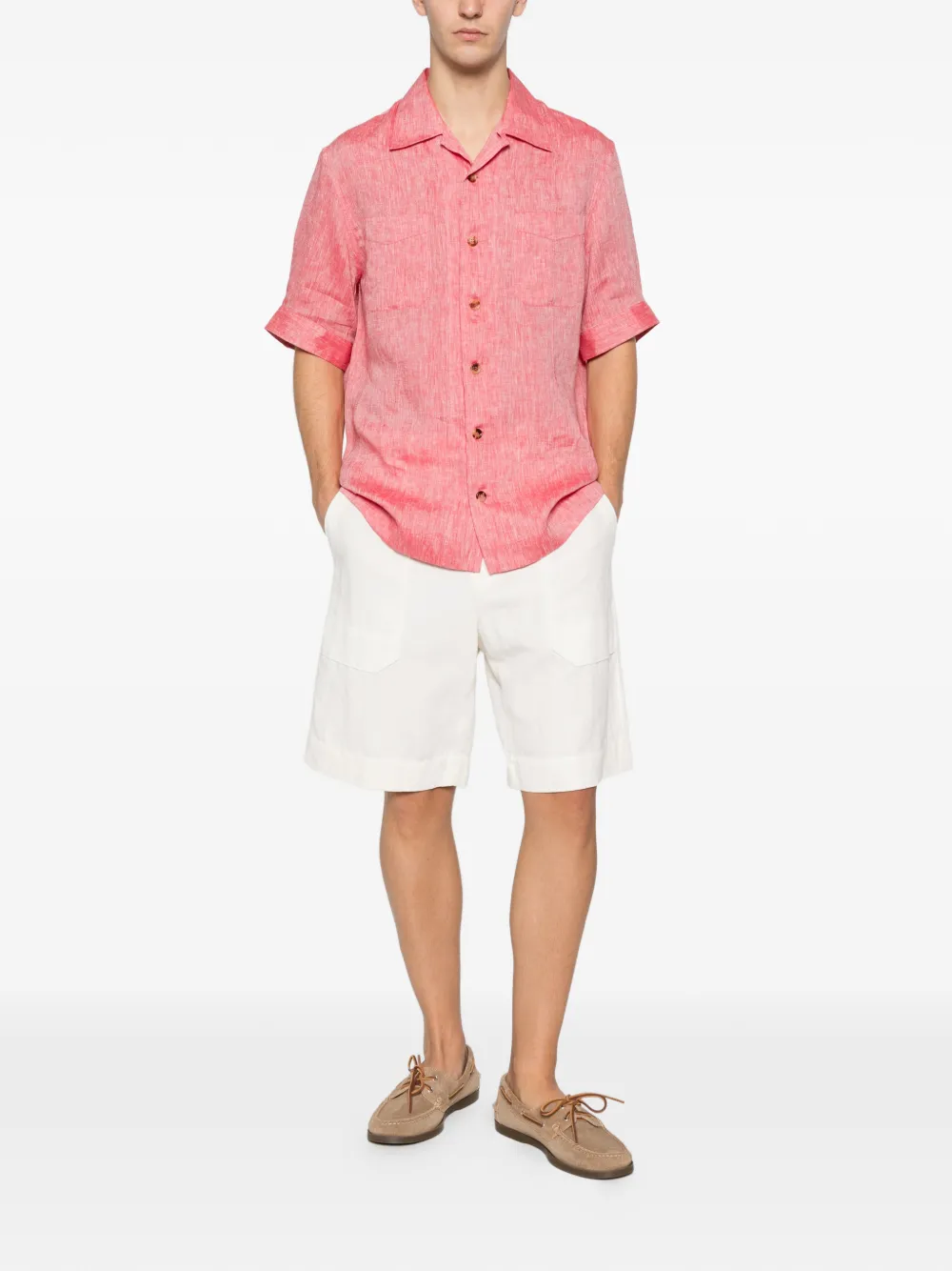 Brunello Cucinelli buttoned shirt - Rood