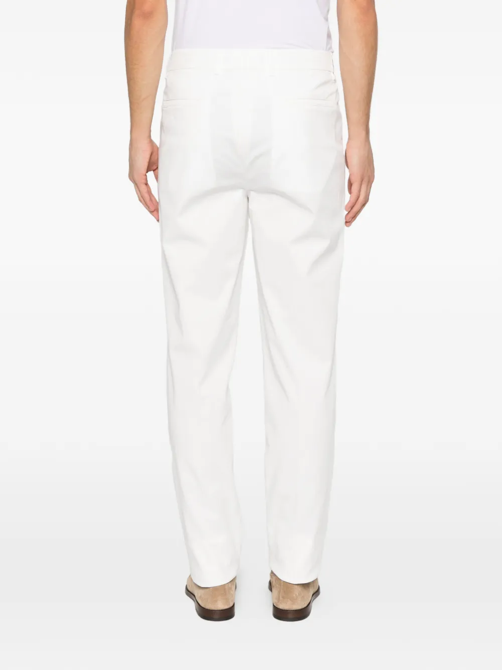 Brunello Cucinelli Broek met knoopsluiting Wit