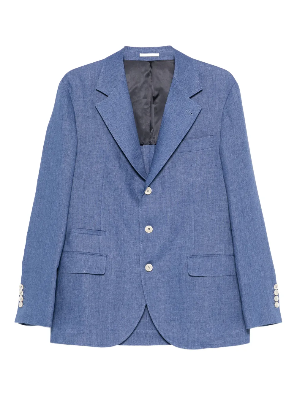 Brunello Cucinelli single-breasted blazer - Blue