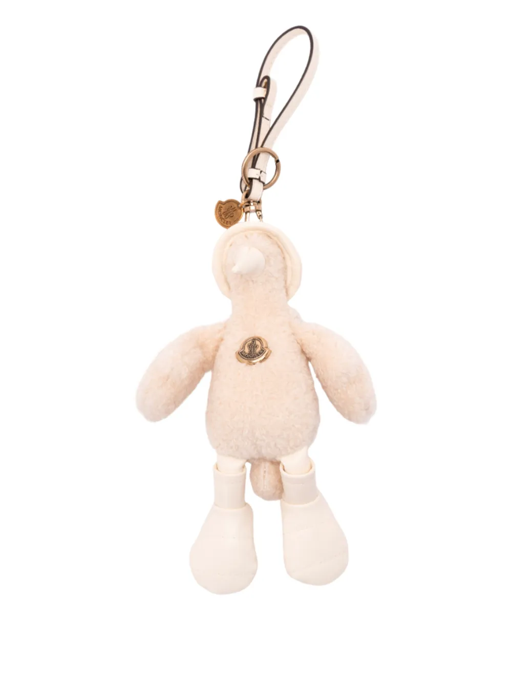Moncler MonDuck textured keyring | Neutrals | Image 1