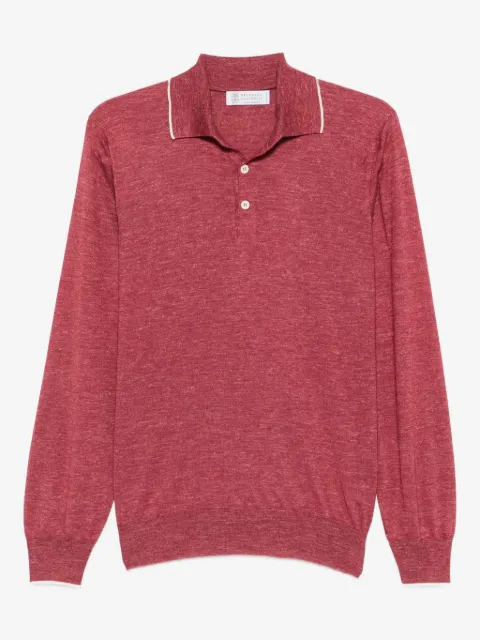 Brunello Cucinelli trim-detail polo shirt