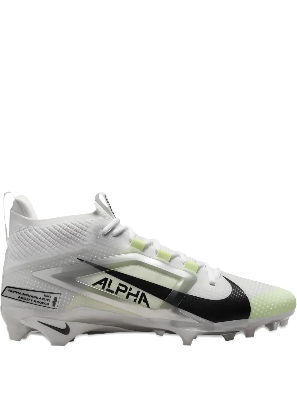 Nike Alpha Menace 4 Elite logoprint sneakers Wit