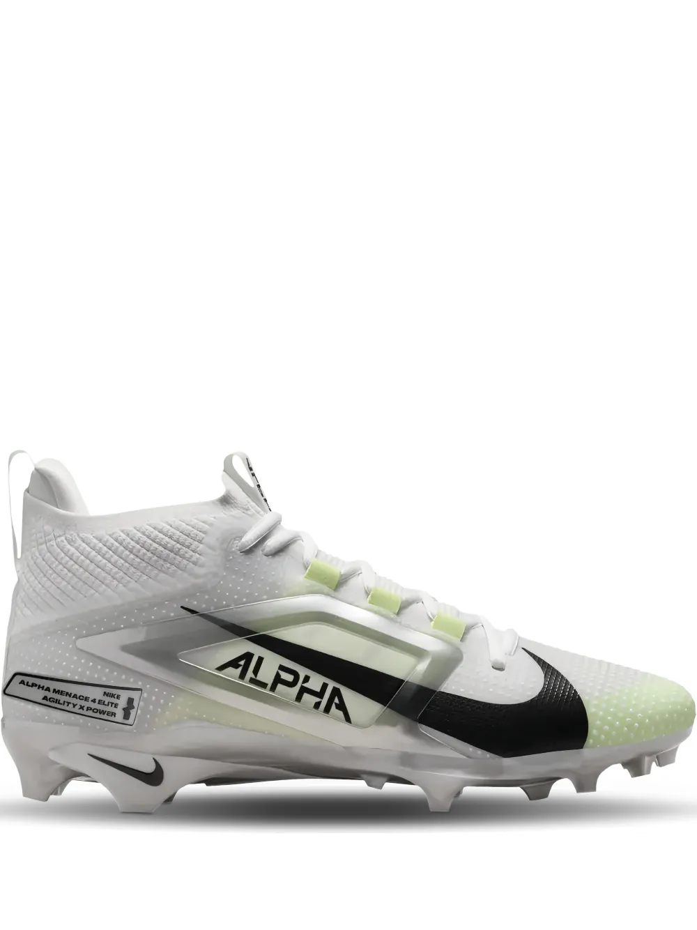Nike Alpha Menace 4 Elite logo-print sneakers - Bianco