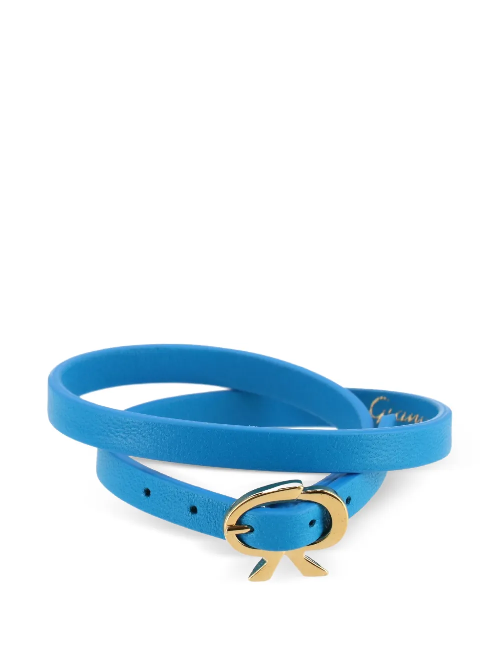 Gianvito Rossi bow-buckle belt - Blu