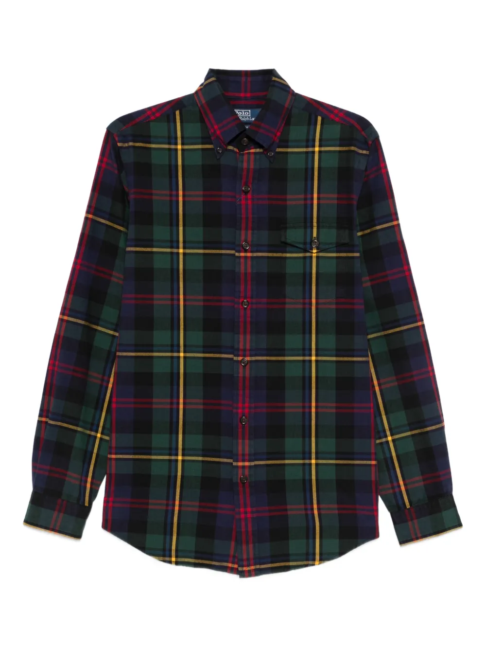 Polo Ralph Lauren plaid pocket shirt - Blu