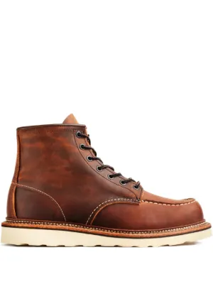 Red Wing Shoes lace-up Leather Boots | Brown | FARFETCH RO