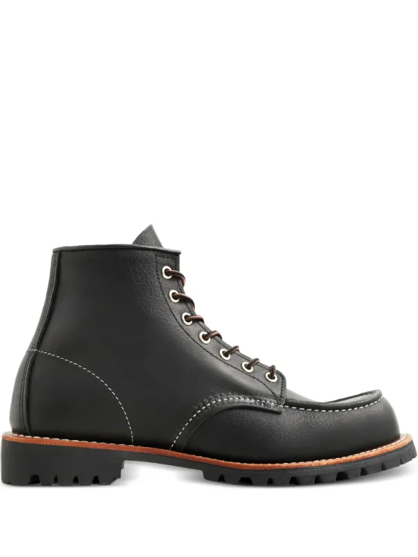 Red Wing Shoes Roughneck ブーツ | ブラック | FARFETCH JP