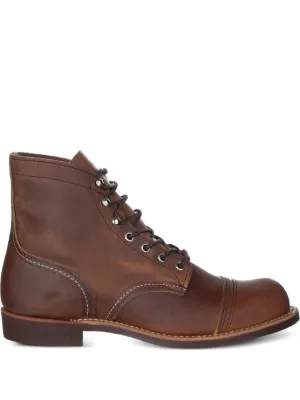 Red Wing Shoes レースアップ レザーブーツ | ブラウン | FARFETCH JP