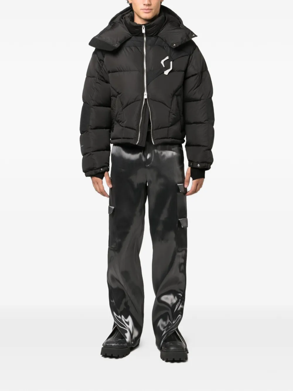 HELIOT EMIL アブストラクト パデッドジャケット | ダウンジャケット