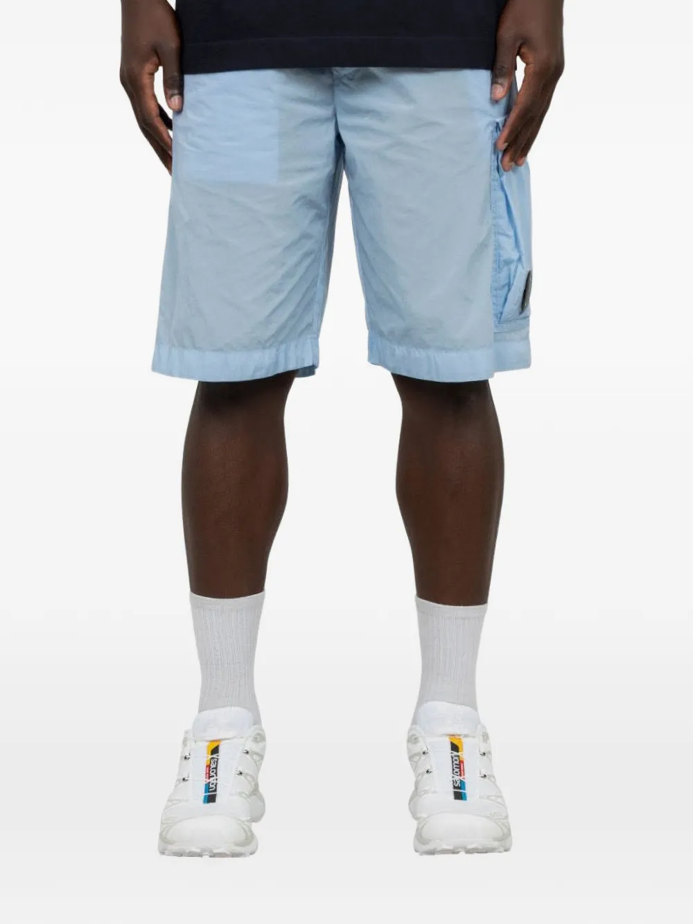 C.P. Company lens-detail shorts | Blue | Image 1