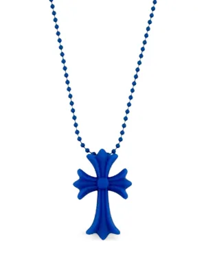 Chrome Hearts グリッタークロスペンダント ネックレス | ブラック