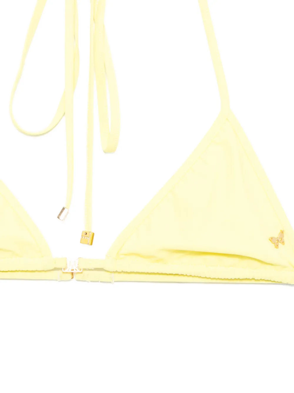  Kiki De Montparnasse Coeur Bikini Top - Yellow 