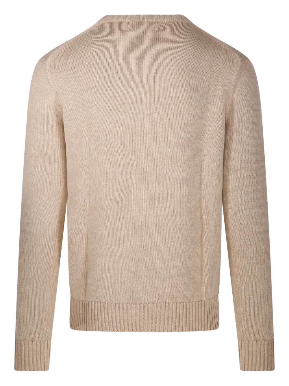 Ralph Lauren Collection logo-embroidered crewneck sweater - Beige