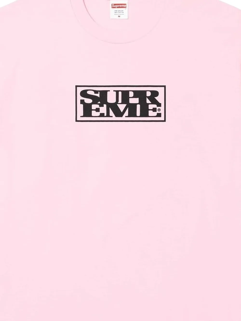 Supreme T-shirt met logoprint - Roze
