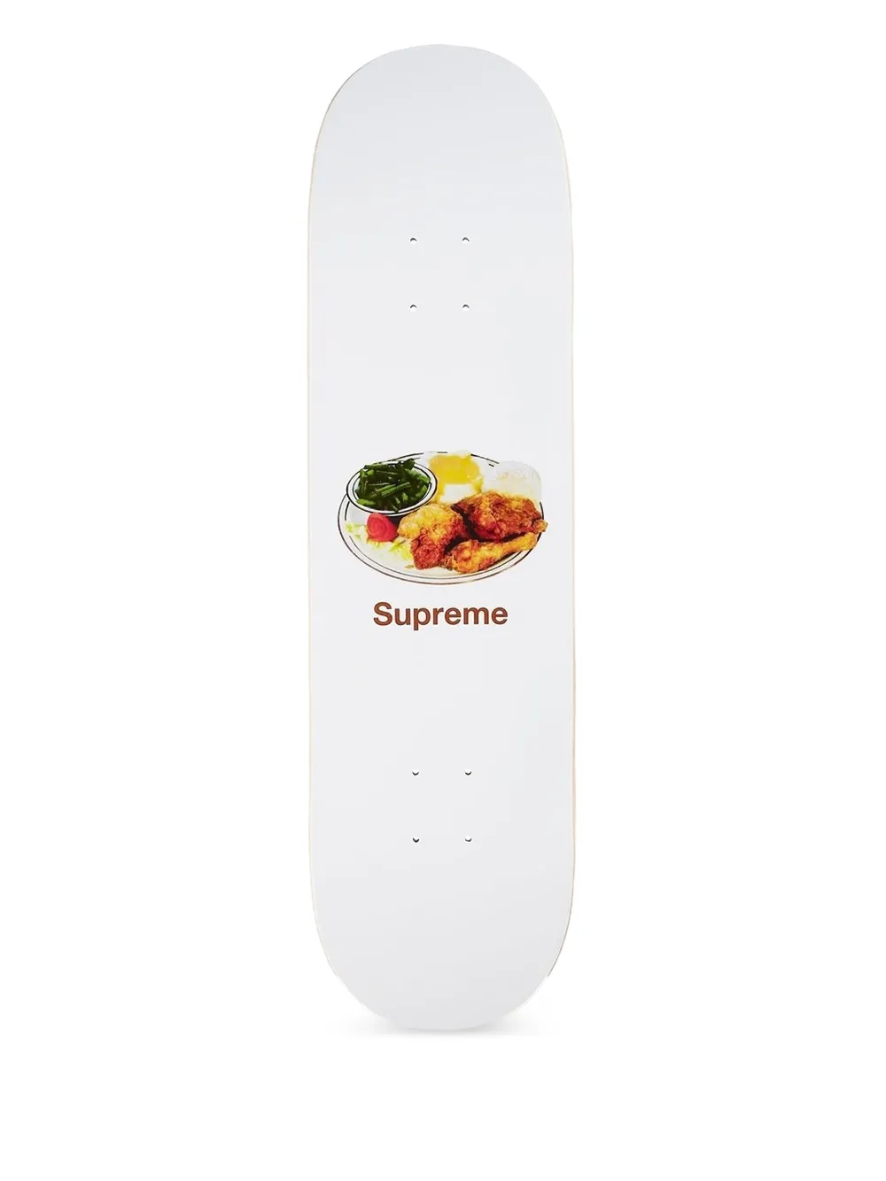 Supreme Chicken Dinner skateboard deck | Black | Image 1