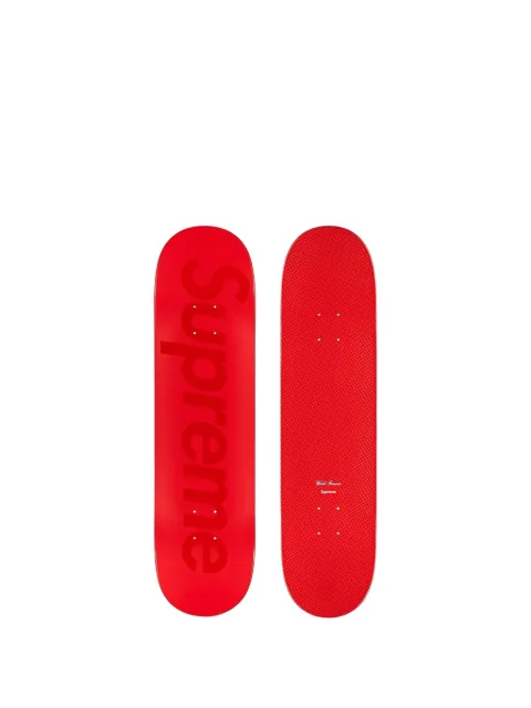 Supreme logo skateboard deck
