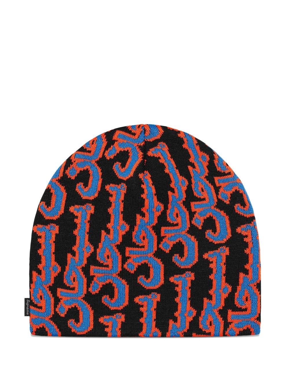 Supreme abstract-pattern beanie hat | negro | Image 1