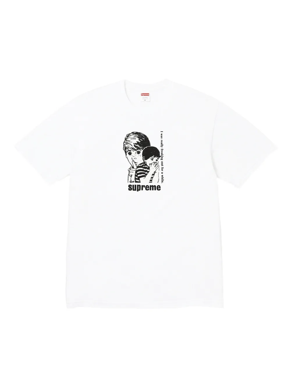Supreme graphic-print T-shirt - Bianco