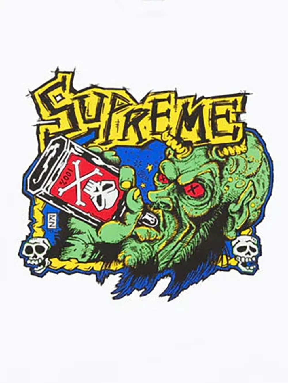 Supreme T-shirt met grafische print - Wit