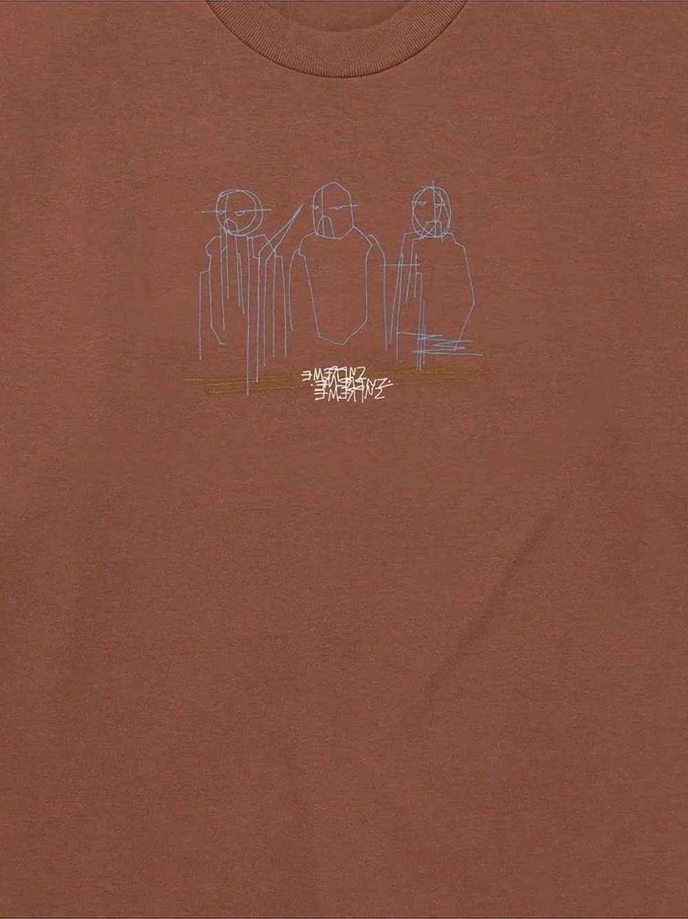 Supreme T-shirt met print - Bruin