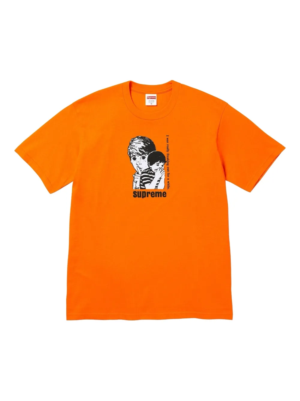 Supreme graphic-print T-shirt | naranja | Image 1
