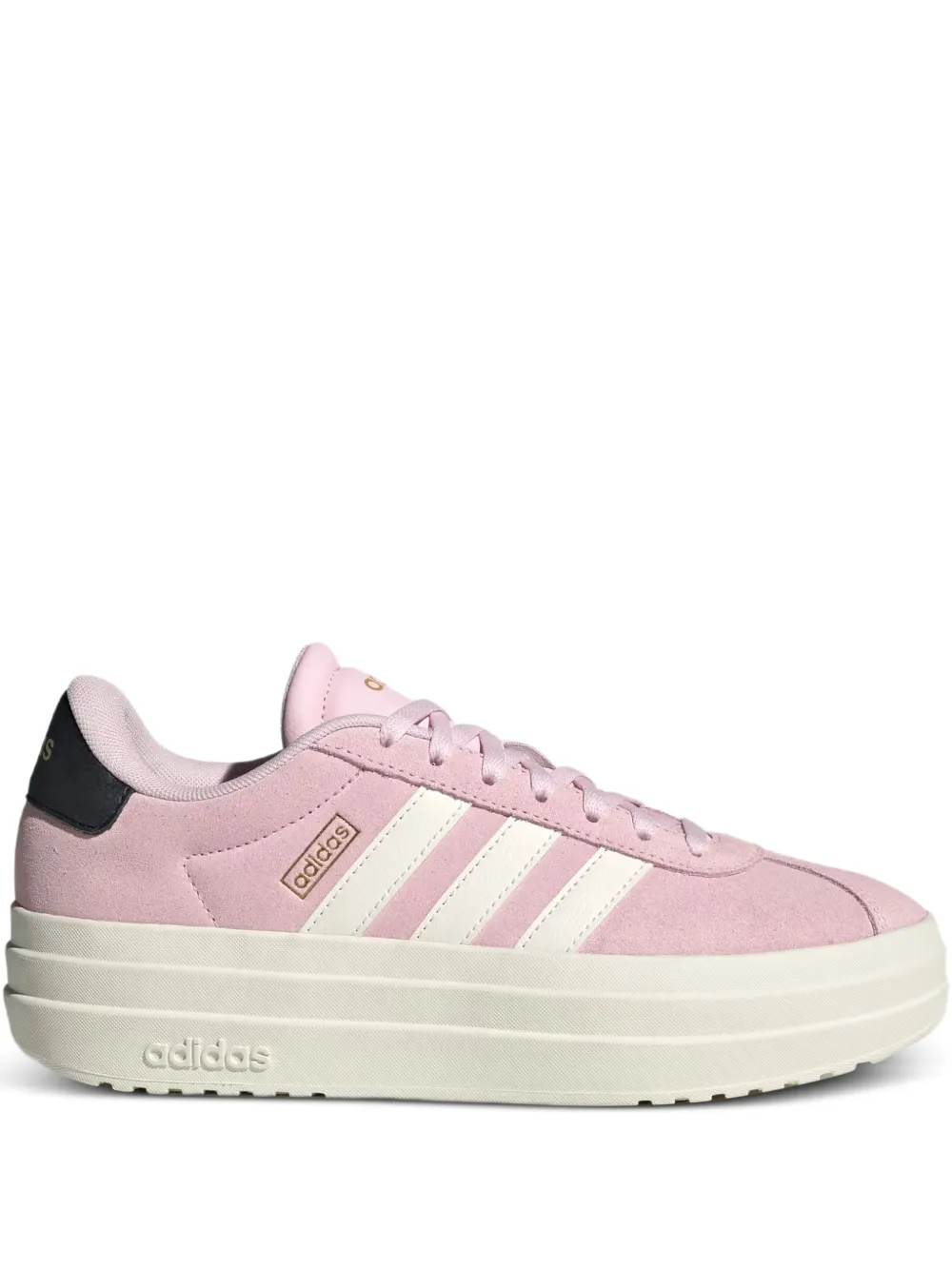 adidas platform striped sneakers - Rosa