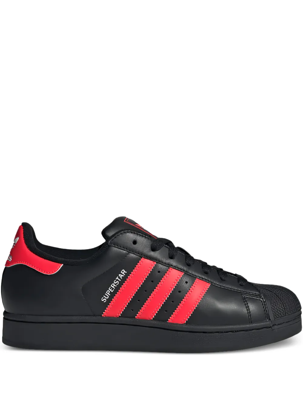 adidas Superstar low-tops sneakers met strepen Zwart