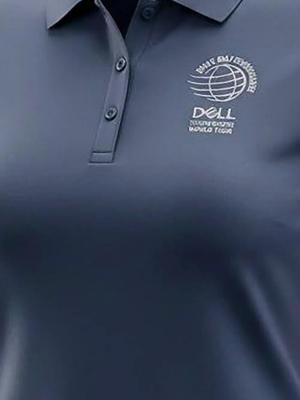 Nike "World Golf Championships Dell" poloshirt Blauw