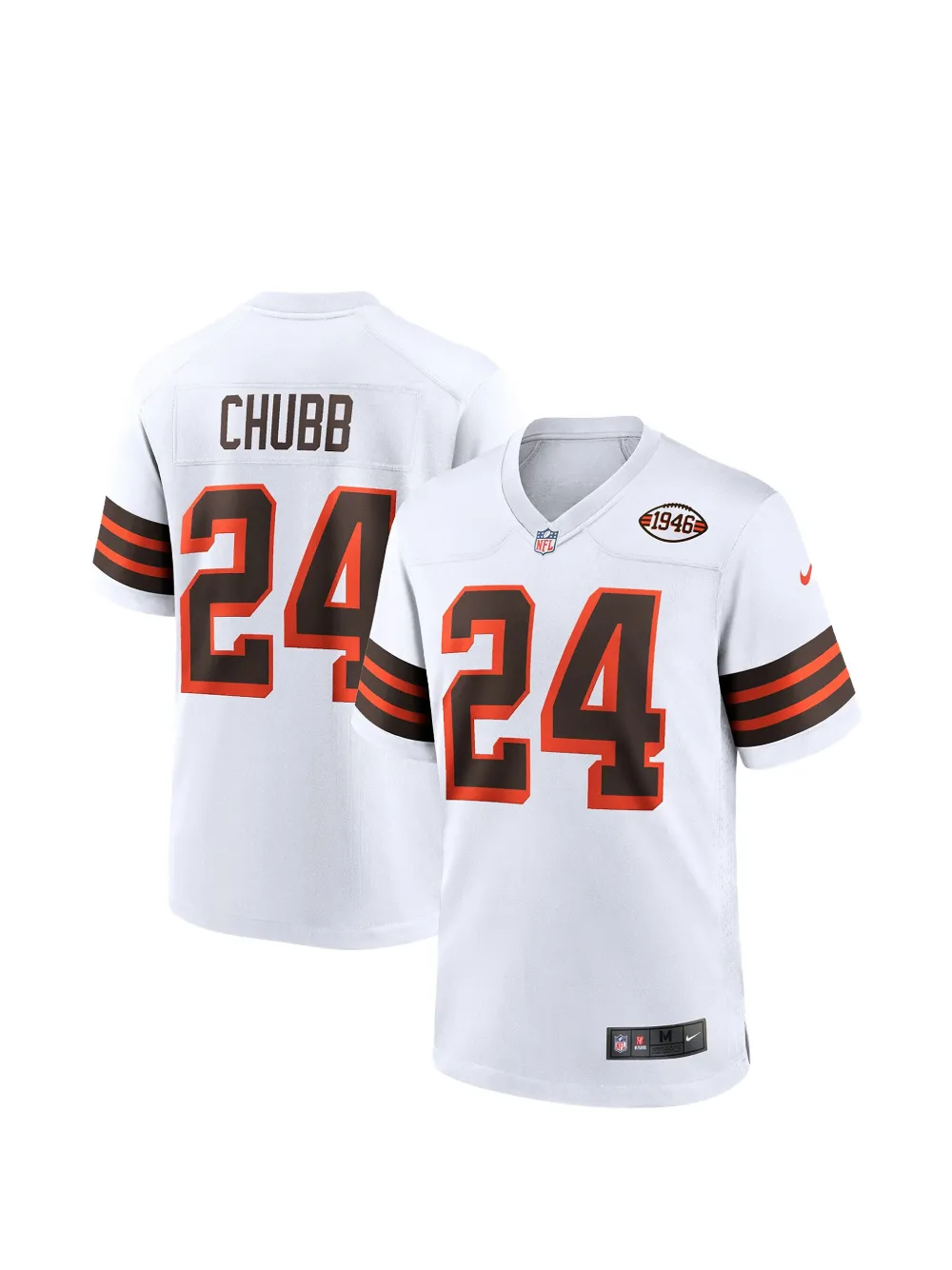 Nike Kids Cleveland Browns Nick Chubb jersey Wit