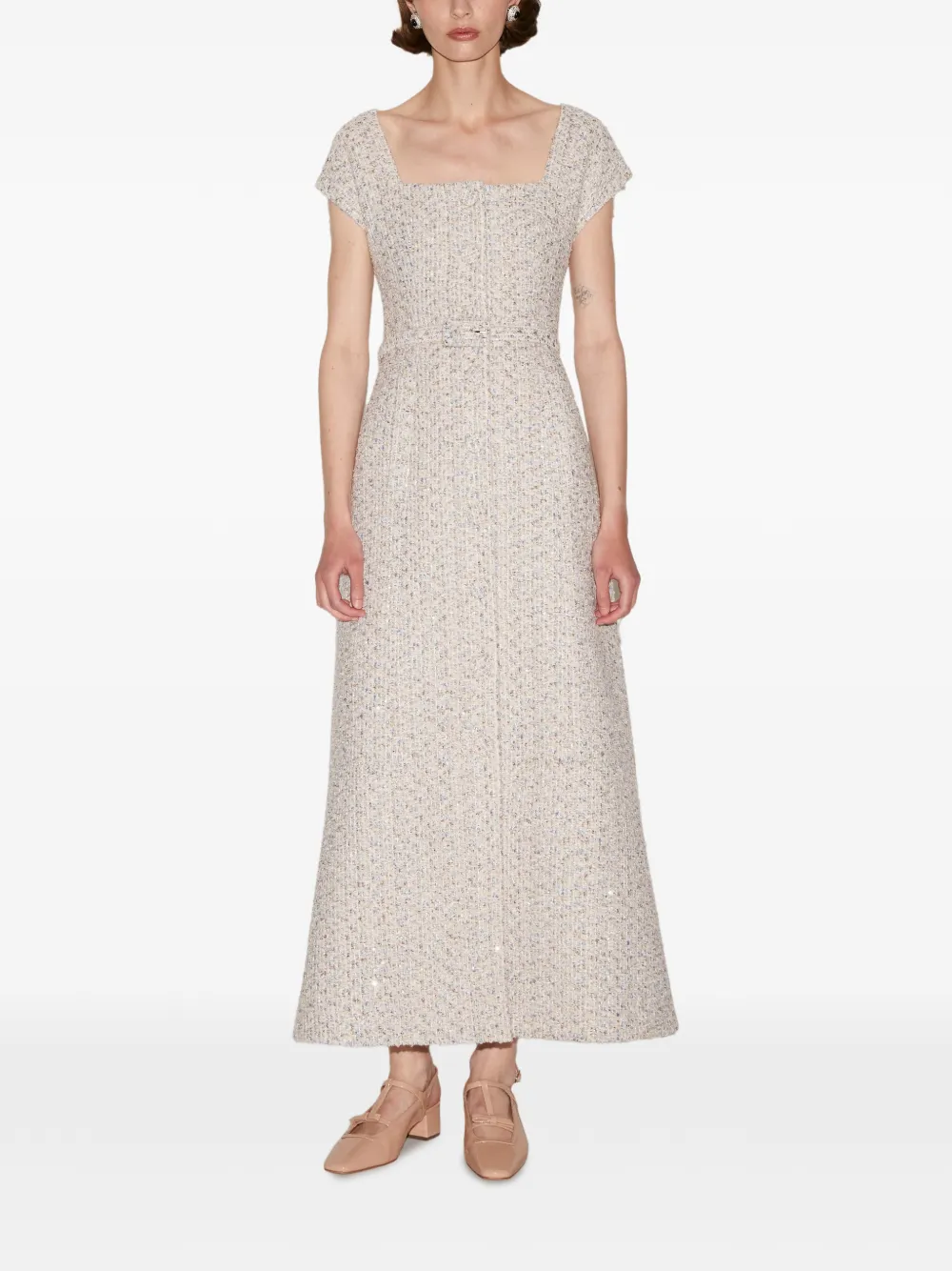 Huishan Zhang Suki Dress in Blue, view 2