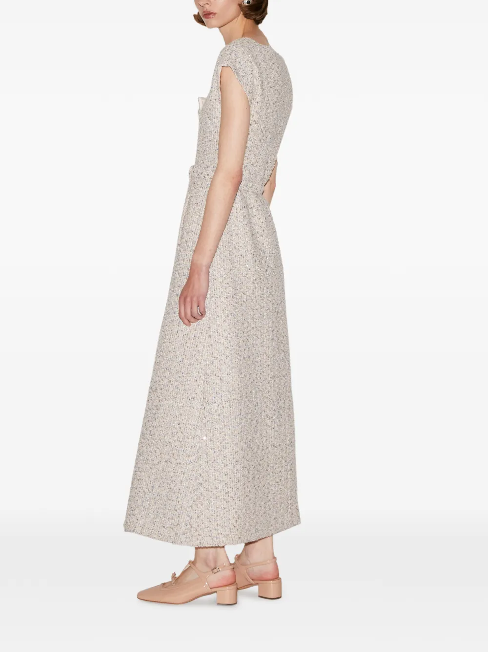 Huishan Zhang Suki Dress in Blue, view 4
