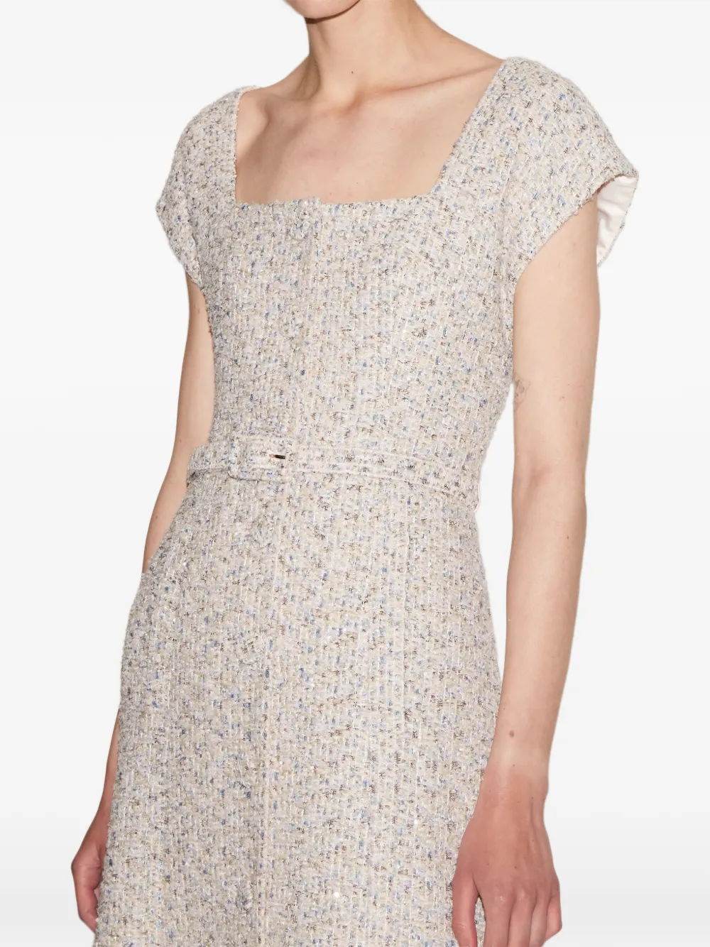Huishan Zhang Suki Dress in Blue, view 5