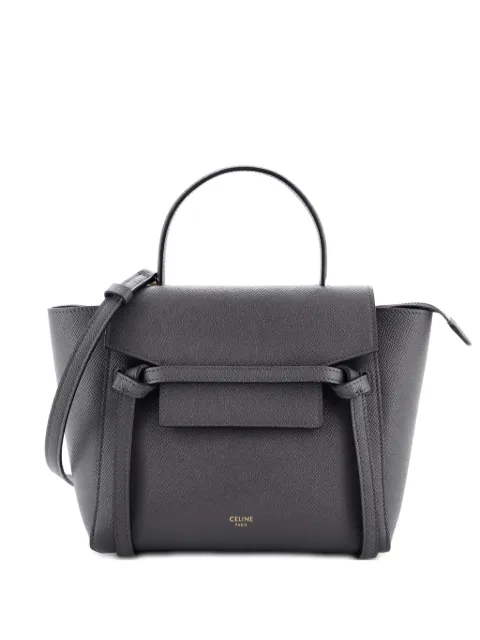 Celine Pre-Owned Belt Bag Textured Leather Nano shoulder bag