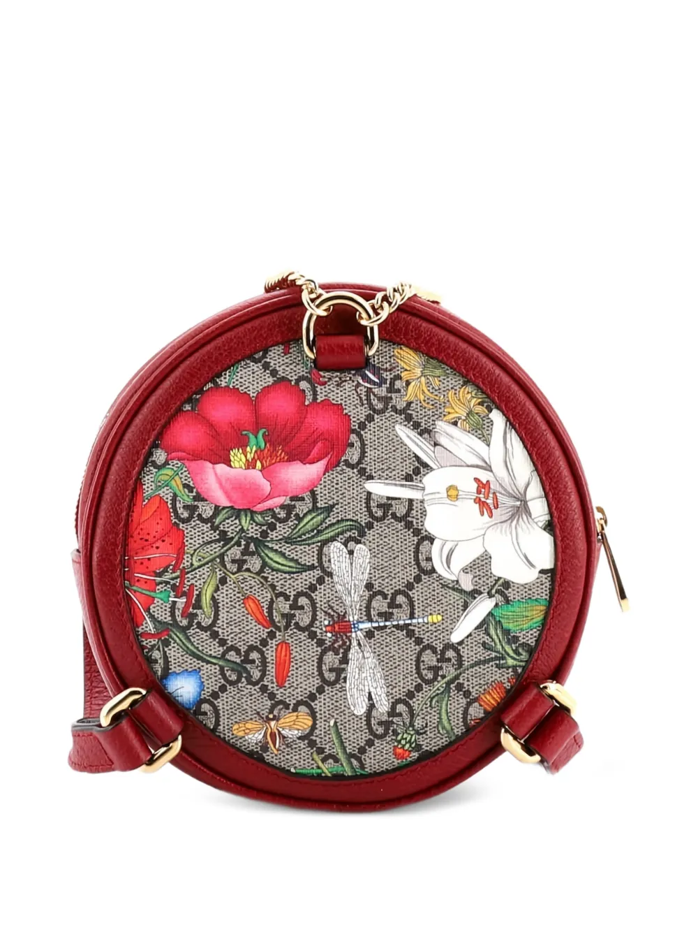 Gucci Pre-Owned Ophidia Round Flora GG Coated Canvas Mini backpack | Pre-Owned | Image 2