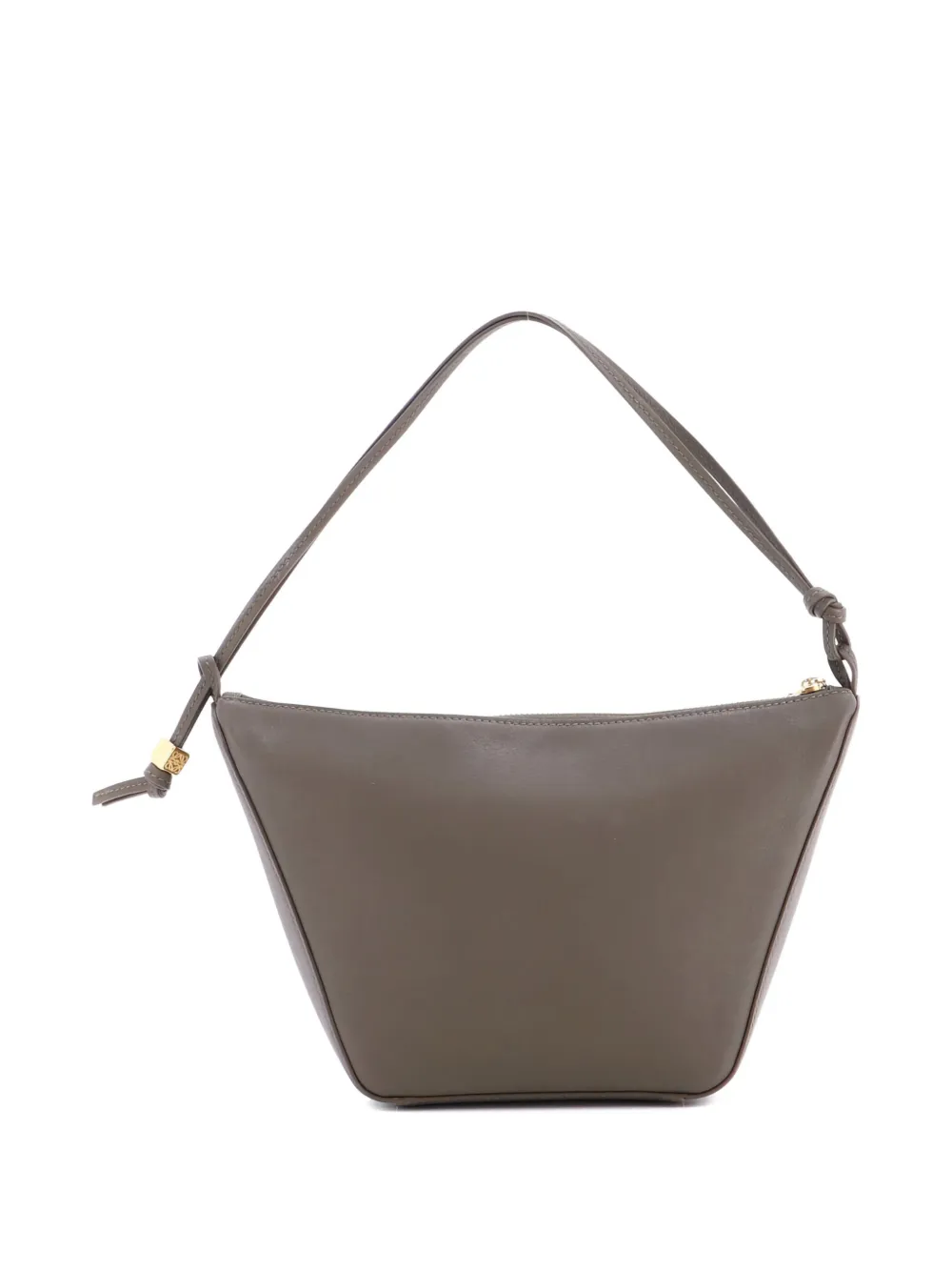 Pre-owned Loewe Hammock Hobo Leather Mini Crossbody Bag In Green